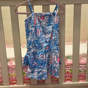 Toddler girl Lilly Pulitzer romper